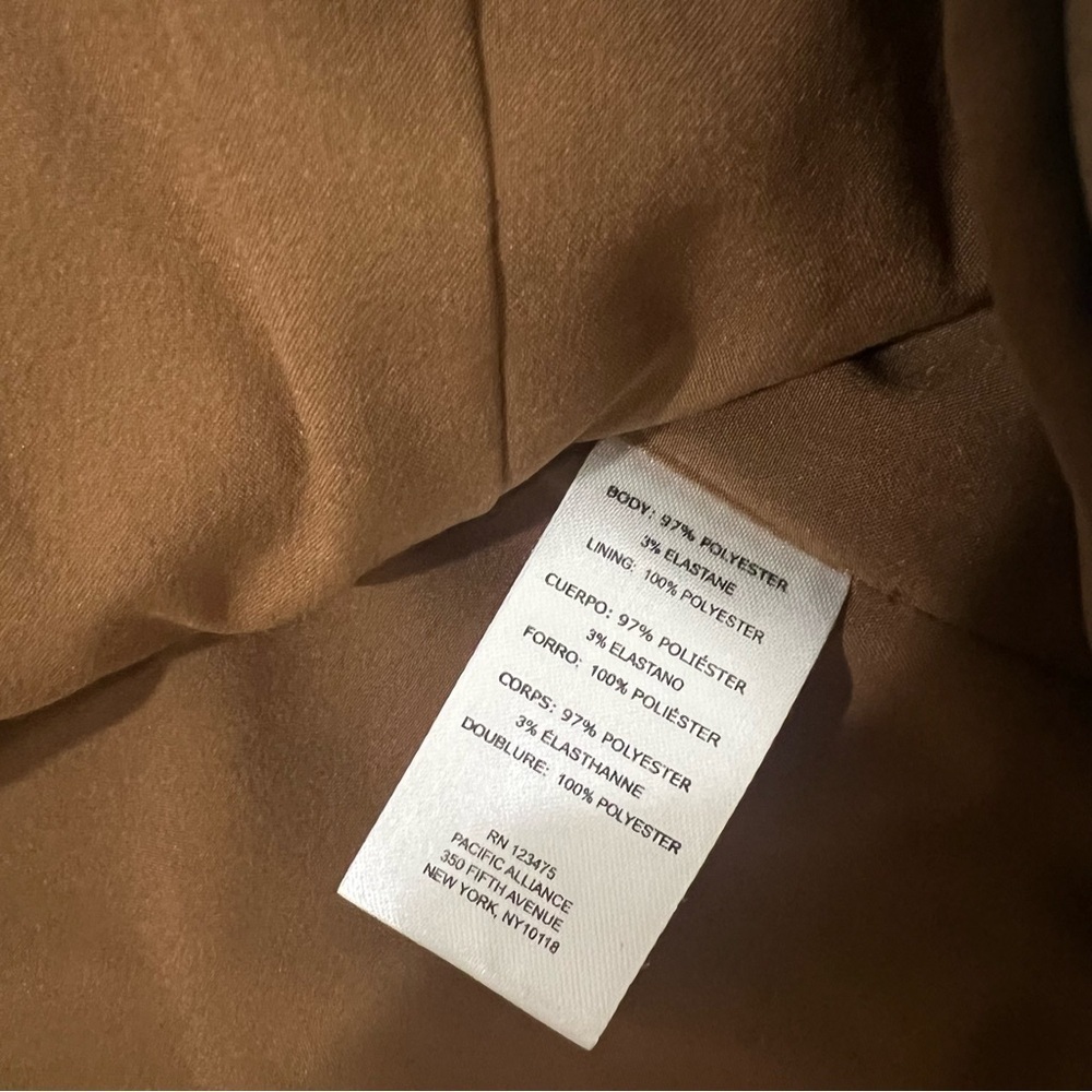 Tahari Arthur S. Levine Blazer Jacket Tan Brown Size 2 - Picture 6 of 10